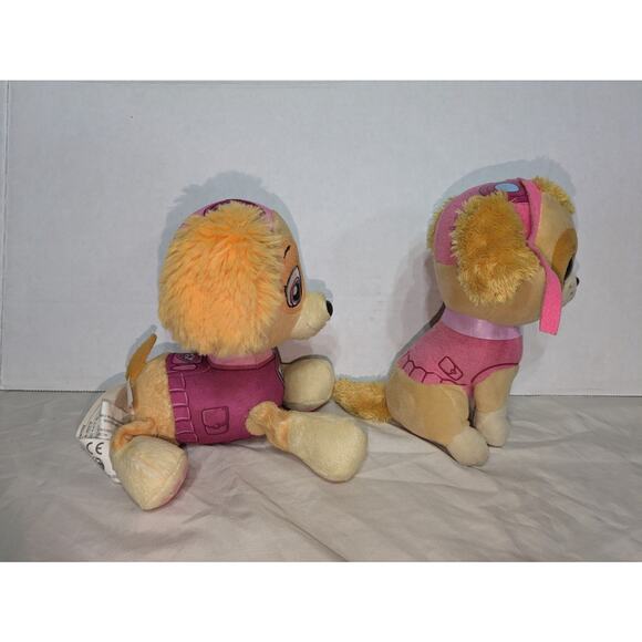 Skye Small Plush‎ Lot Pink Paw Patrol Nickelodeon Spin Master Ty Beanie Boos 6" - Picture 3 of 12